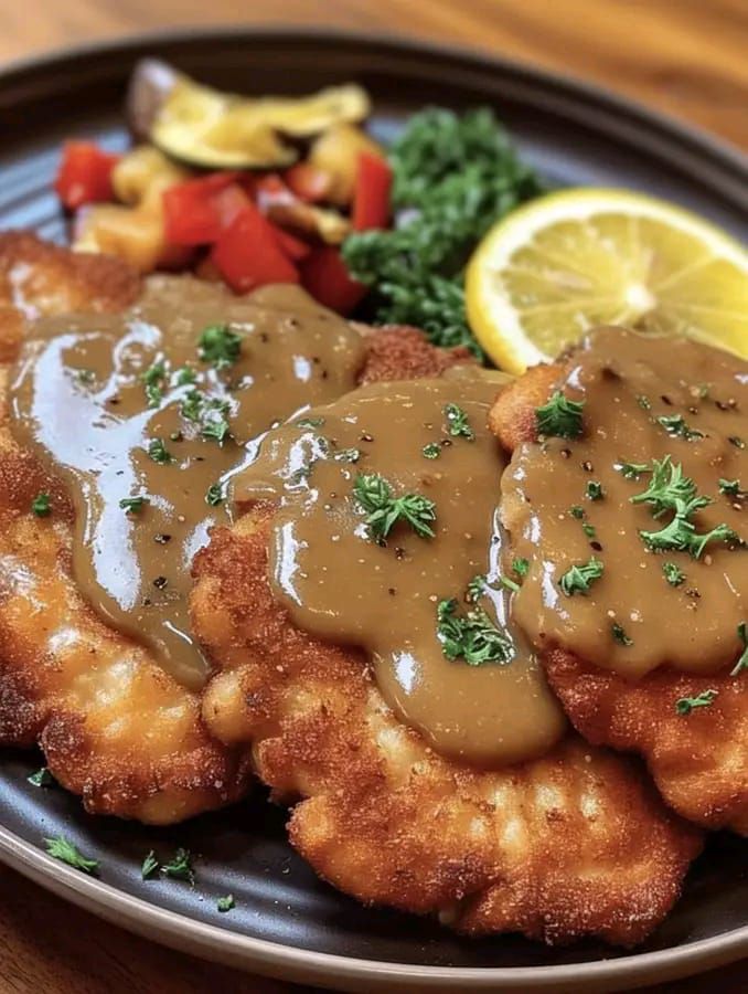 Classic Wiener Schnitzel with Gravy 1