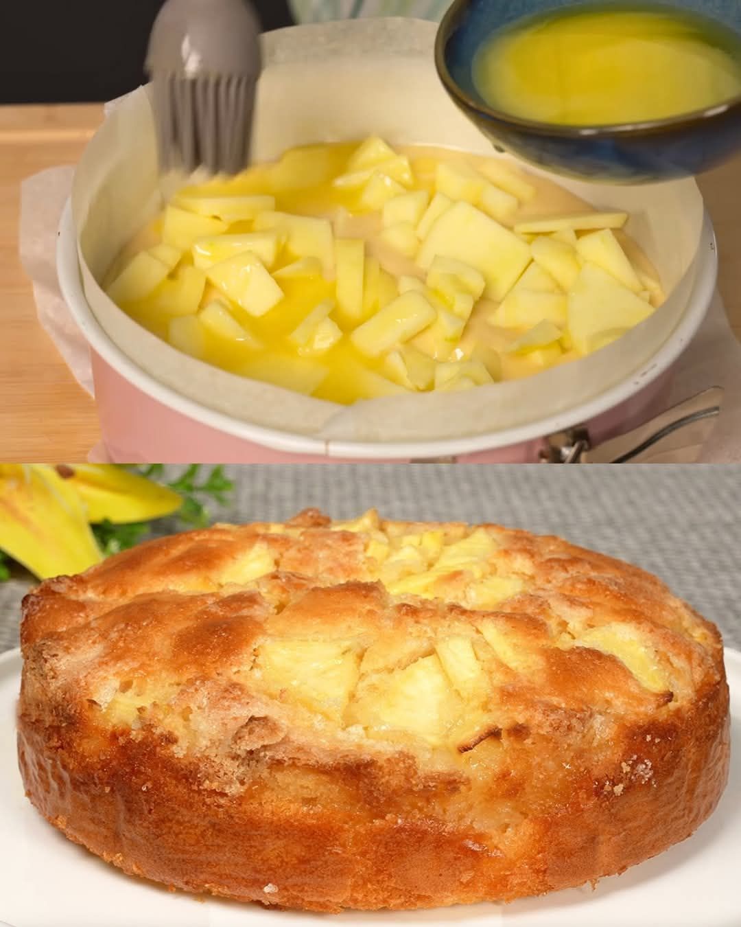 Lemon Apple Cake