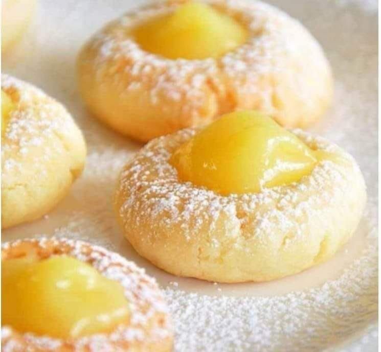 Luscious Lemon Thumbprint Cookies 1