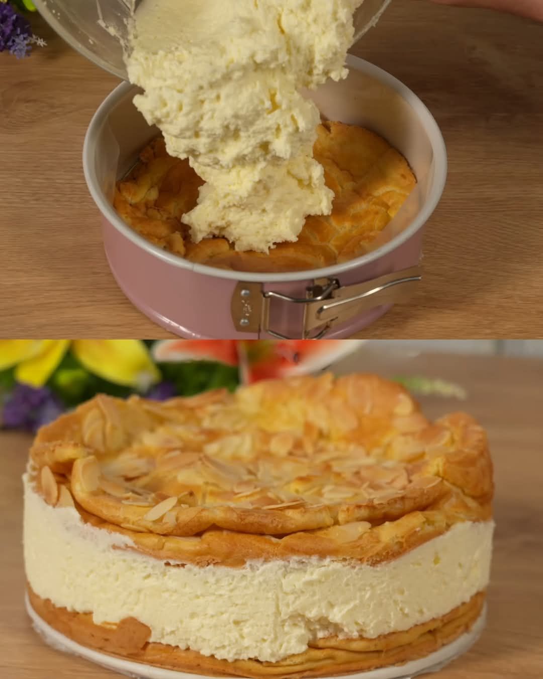 Vanilla Cream Almond Cake 1 Vanilla Cream Almond Cake