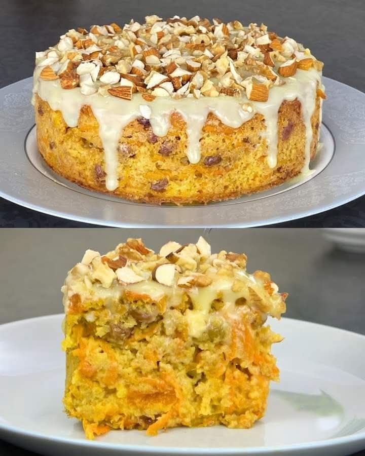 Carrot and Apple Oatmeal Cake 1 Carrot and Apple Oatmeal Cake
