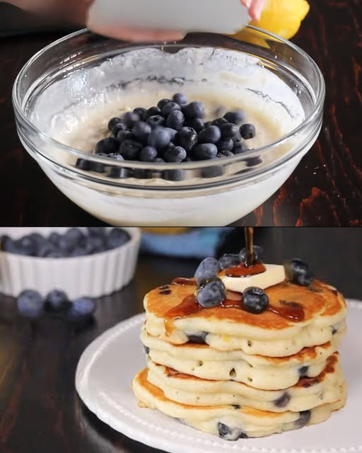 Fluffy Blueberry Pancakes Recipe 1 Fluffy Blueberry Pancakes Recipe
