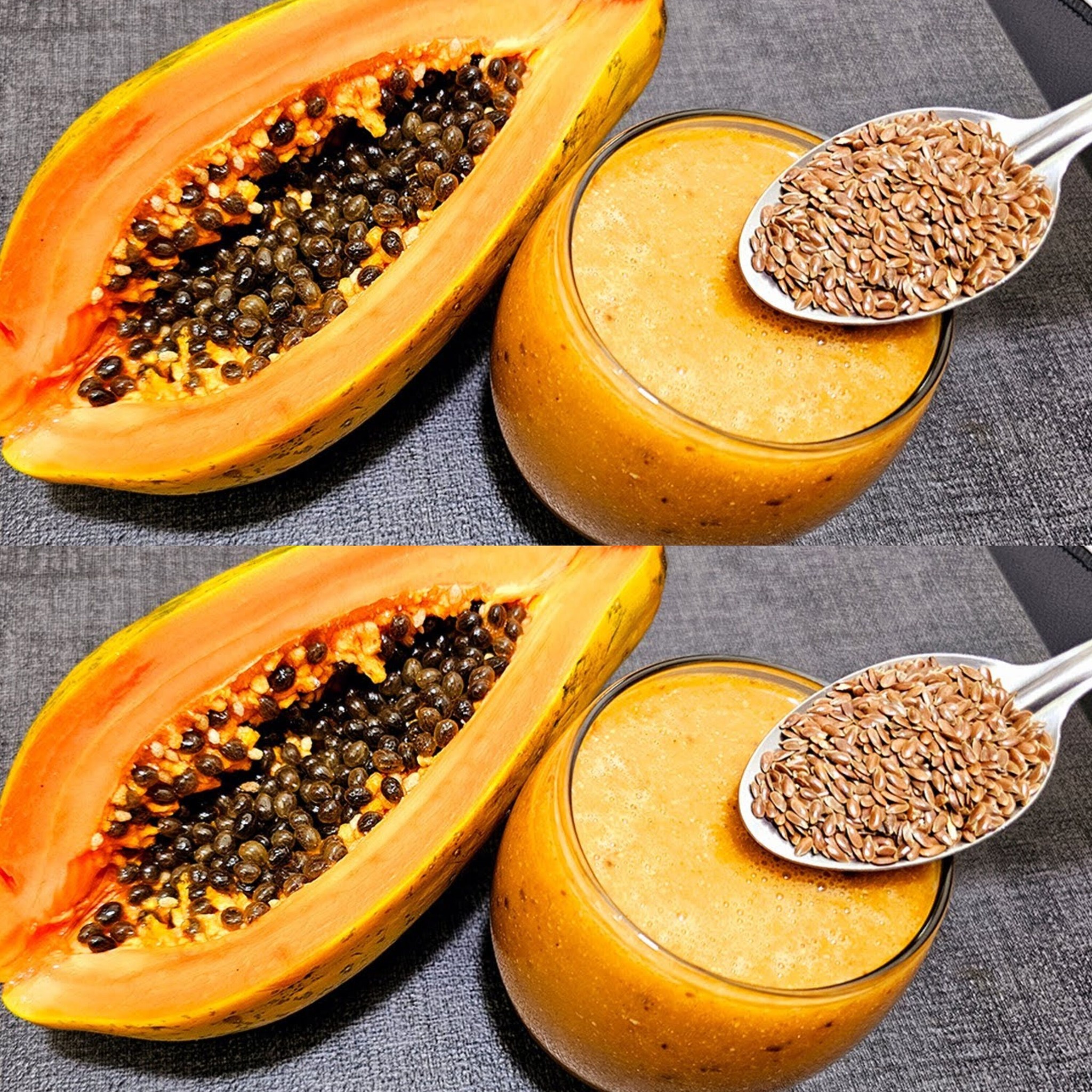 Flaxseed and Papaya 1