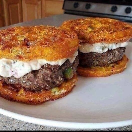 Carnivore Chaffle Burger Recipe 1