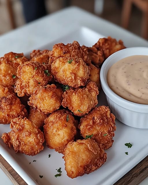 Crispy Popcorn Chicken Recipe 1