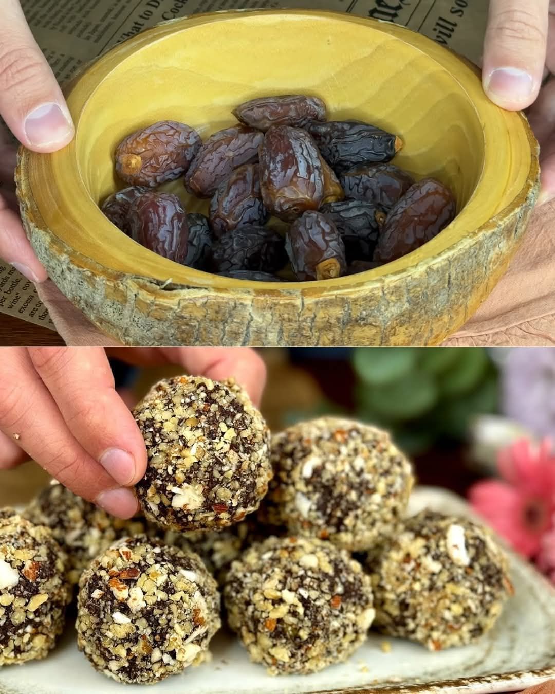 No-Bake Nutty Banana Date Energy Bites 1 No-Bake Nutty Banana Date Energy Bites