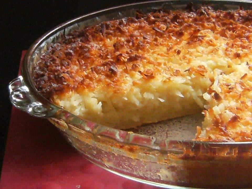 IMPOSSIBLE COCONUT CUSTARD PIE 1