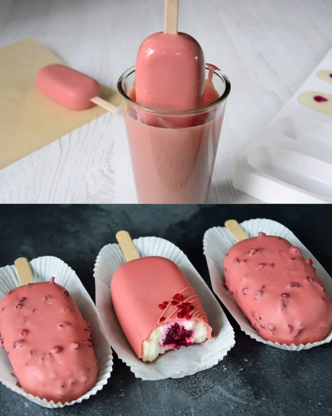 Cheesecake with Cherry Confit and Rocher Chocolate Glaze 1 Cheesecake with Cherry Confit and Rocher Chocolate Glaze