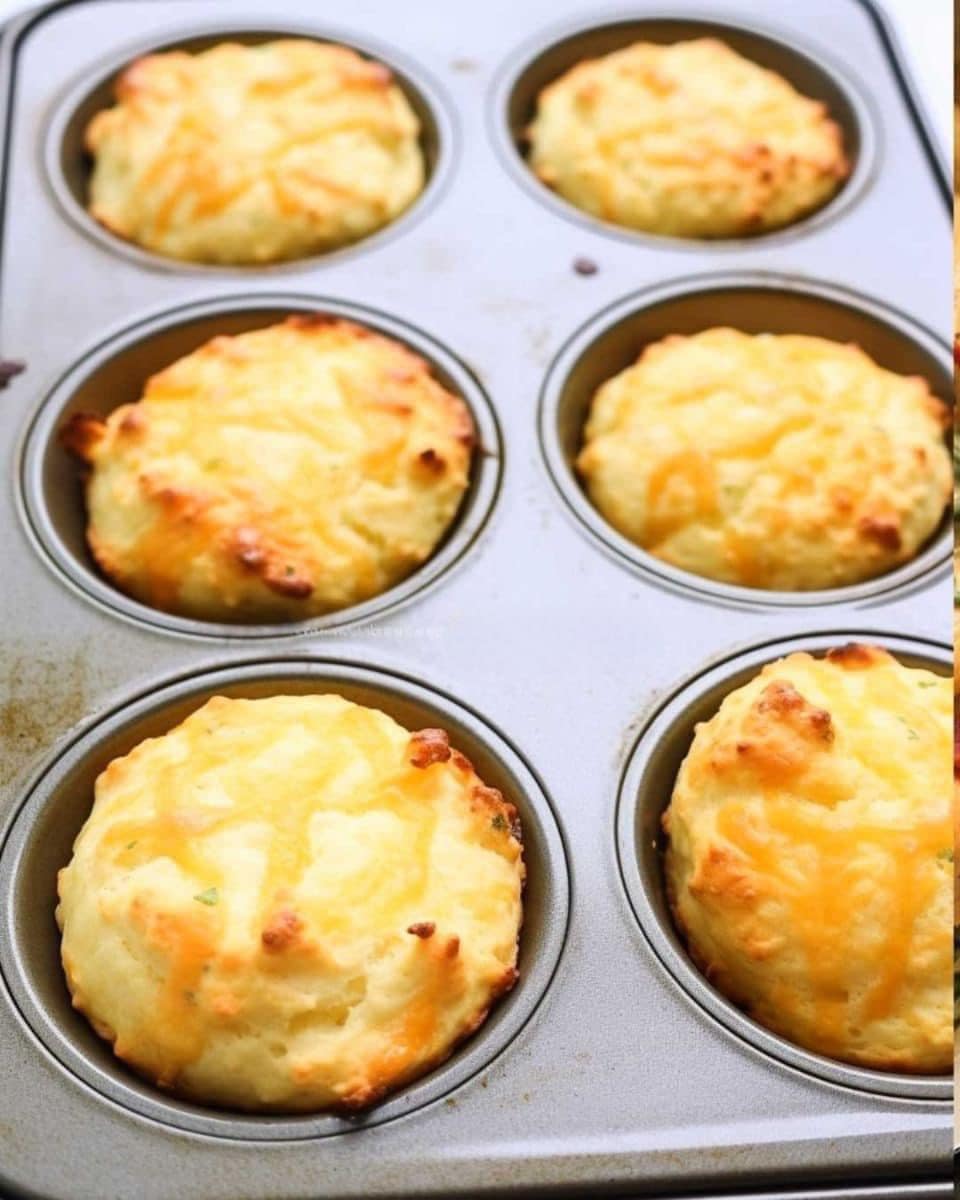 Low Carb Biscuits in a Muffin Tin 1