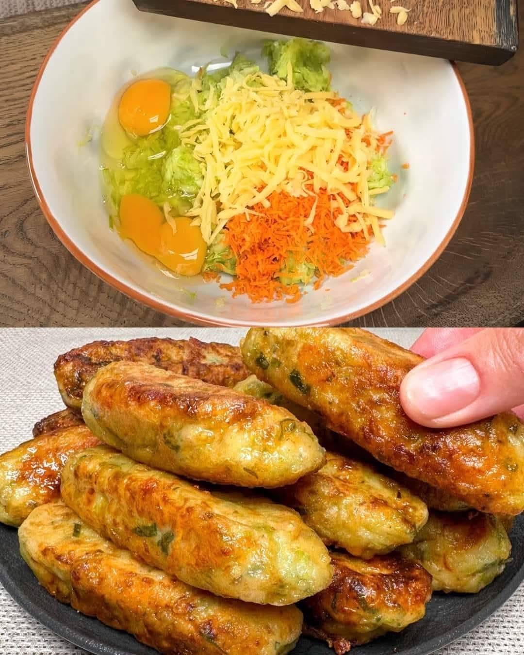 Savory Zucchini and Vegetable Patties with Creamy Dill Sauce