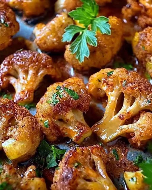 Maple Sriracha Roasted Cauliflower 1