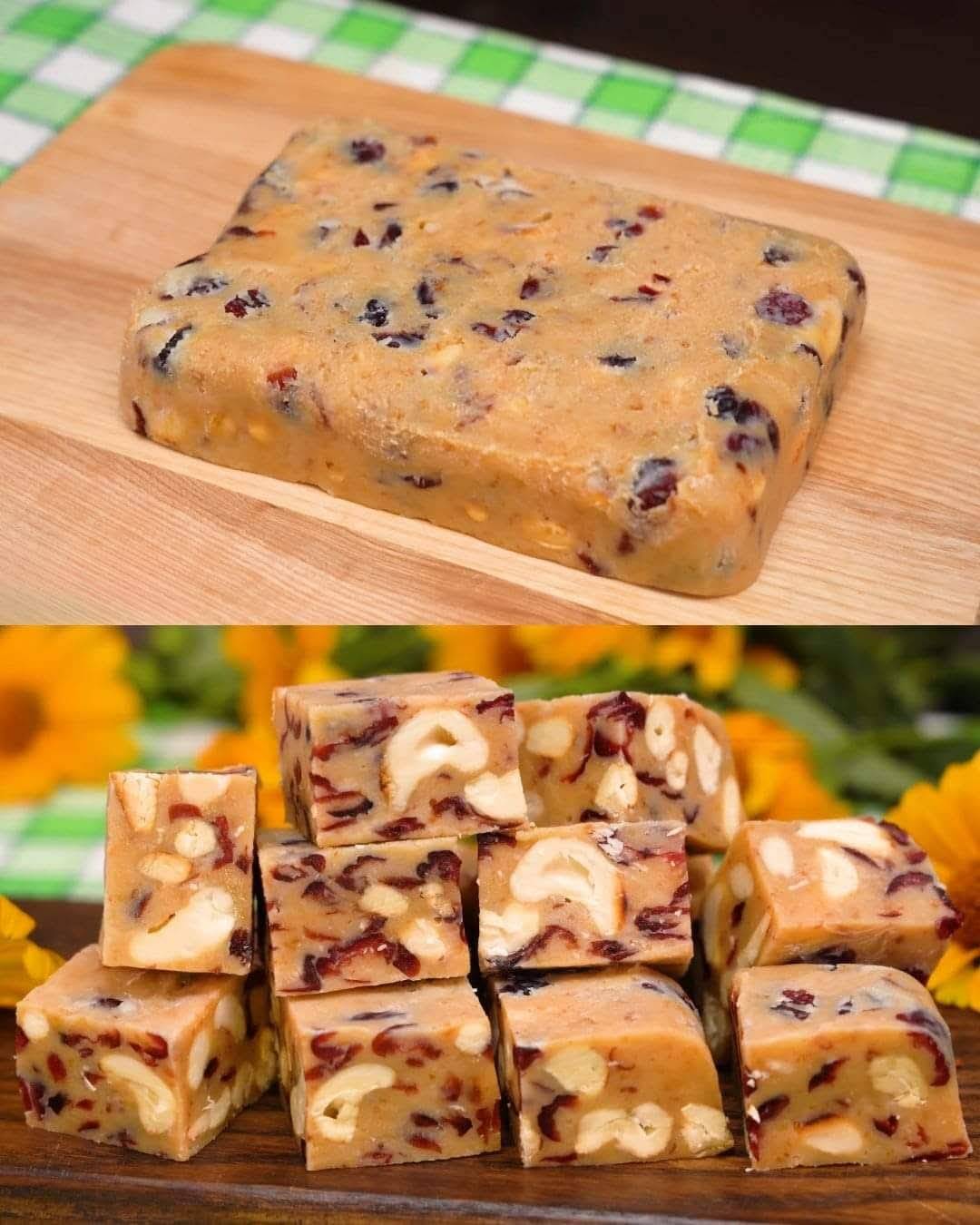 Chocolate Nut and Fruit Fudge Bars 1 Chocolate Nut and Fruit Fudge Bars