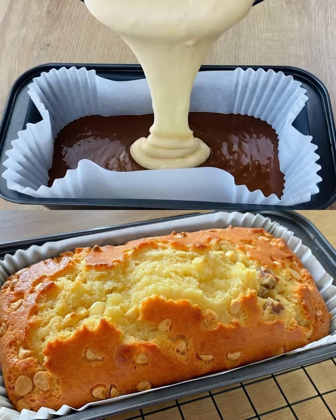 Chocolate Coffee Marble Cake