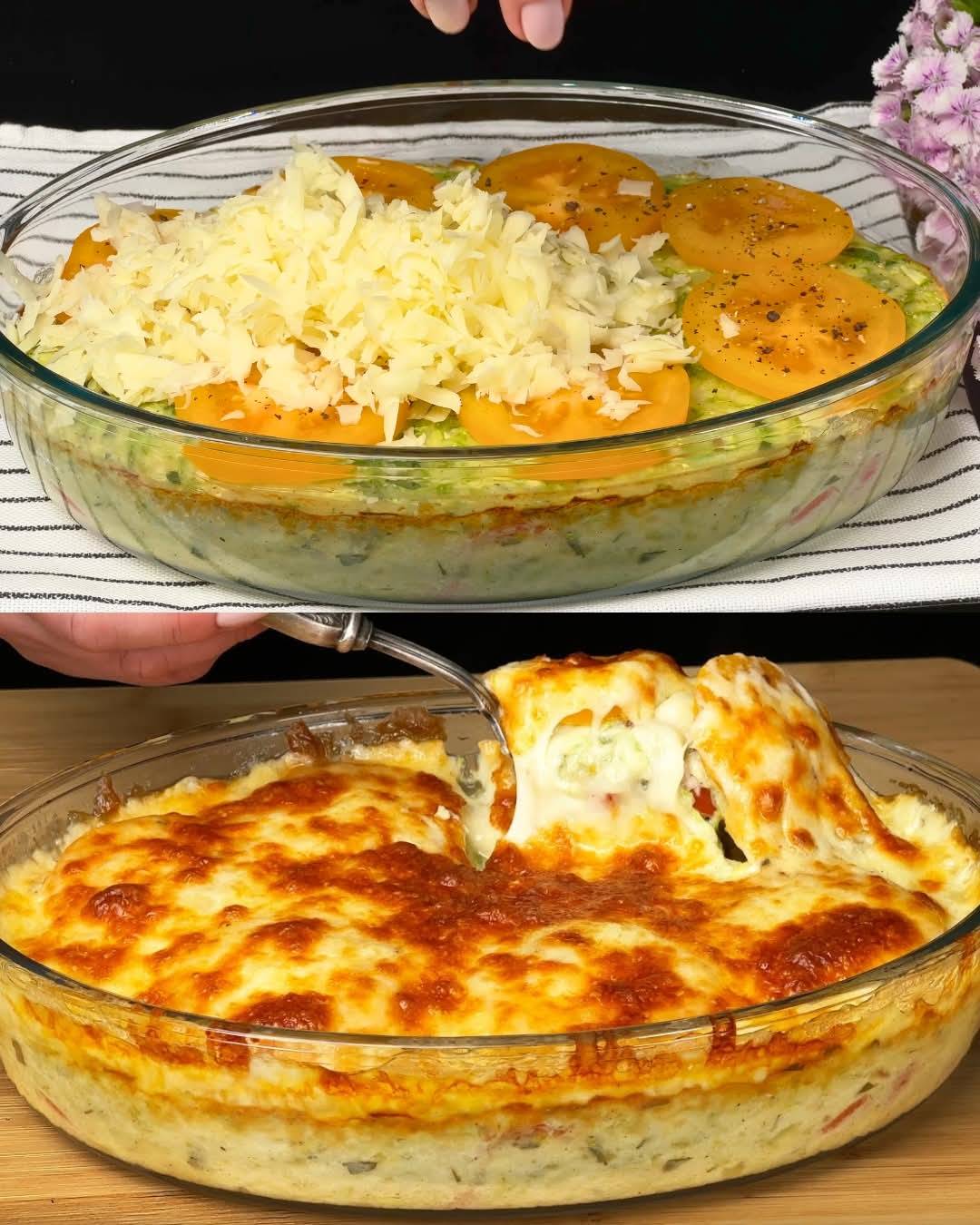 Baked Zucchini with Fresh Herb Sauce 1 Baked Zucchini with Fresh Herb Sauce