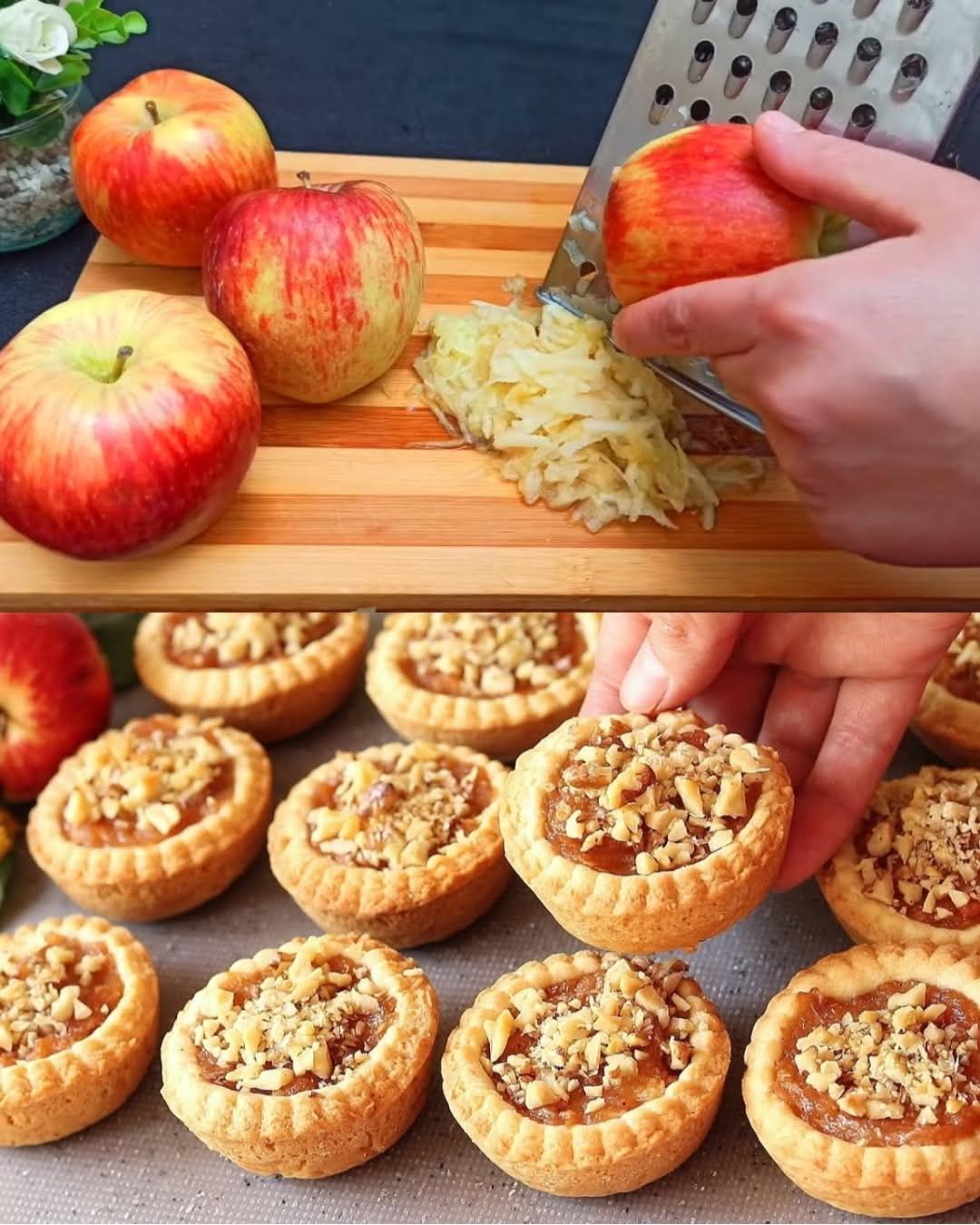 Apple and Walnut Tartlet Cookies 1 Apple and Walnut Tartlet Cookies