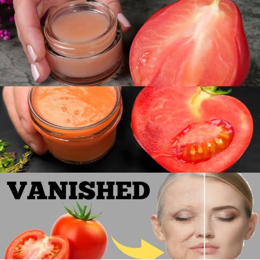 Natural Collagen! Only 1 Tomato! Wrinkles Disappeared at 65 1