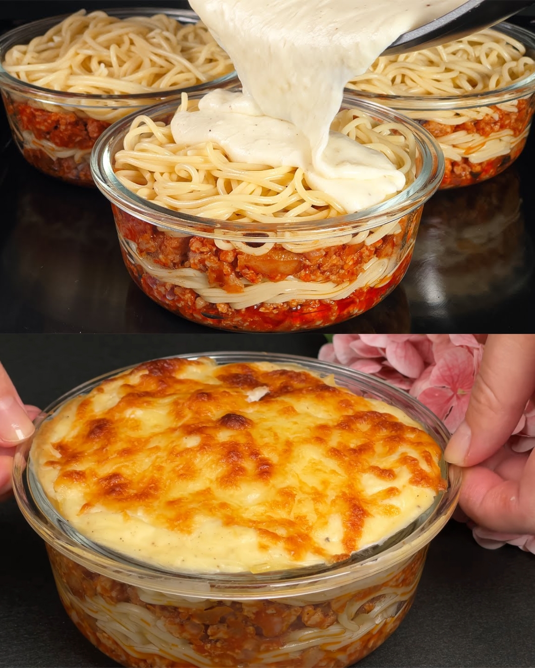 Creamy Turkey and Bacon Spaghetti Bake