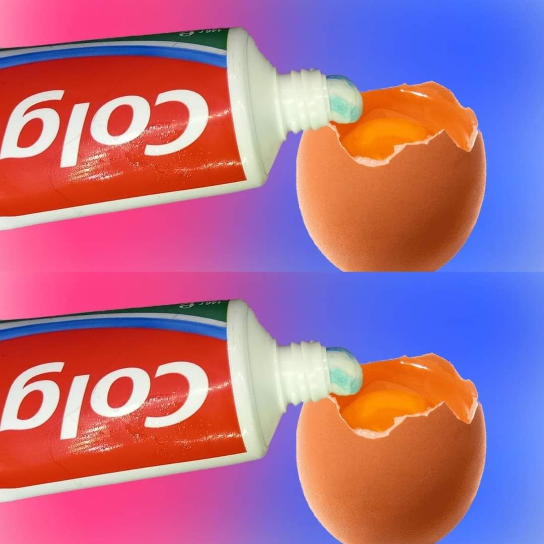 A life hack that involves toothpaste and an egg 1