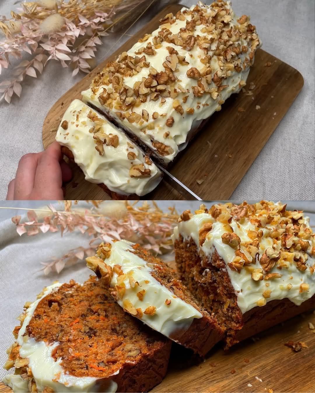 Orange-Carrot Cake with Coconut Cream 1 Orange-Carrot Cake with Coconut Cream