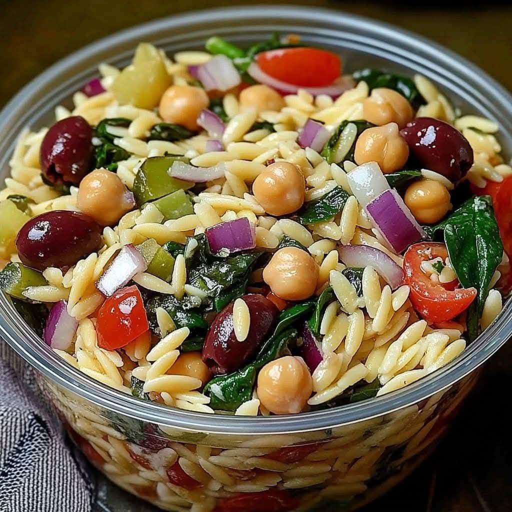 Greek Orzo Salad 1