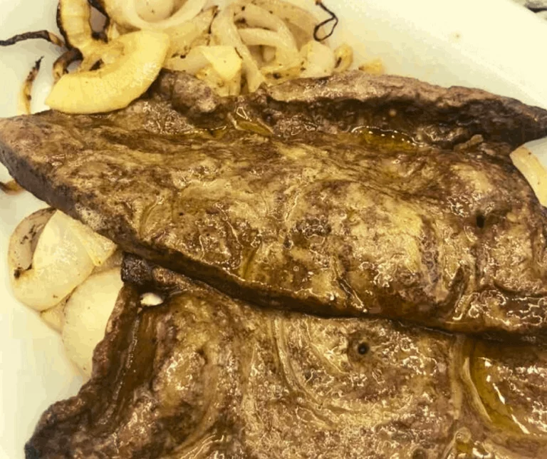 Air Fryer Old-Fashioned Liver and Onions 1