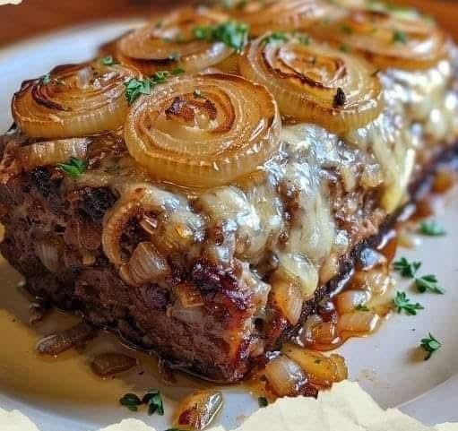 French Onion Meatloaf 1