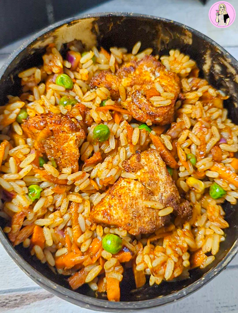 Air Fryer Chicken Fried Rice Recipe 1
