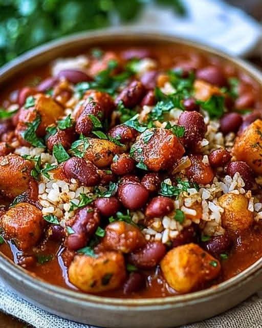 Southern Red Beans and Rice 1
