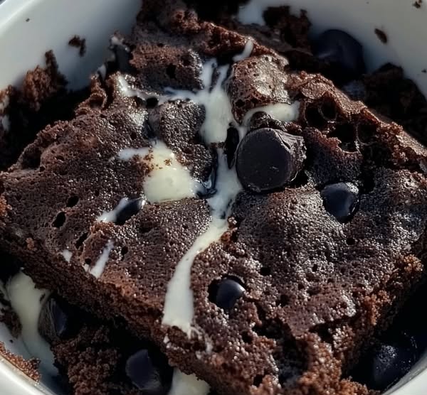 Cottage Cheese Microwave Brownie 1