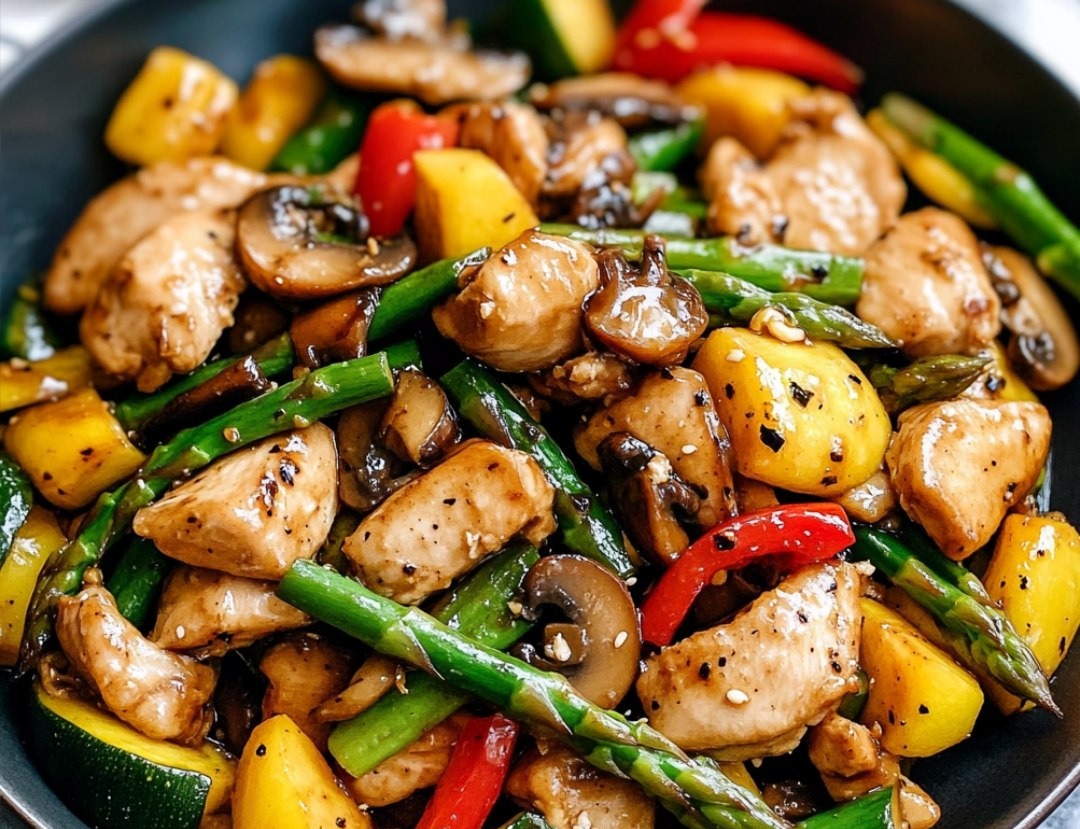 Honey Garlic Chicken Stir Fry 1