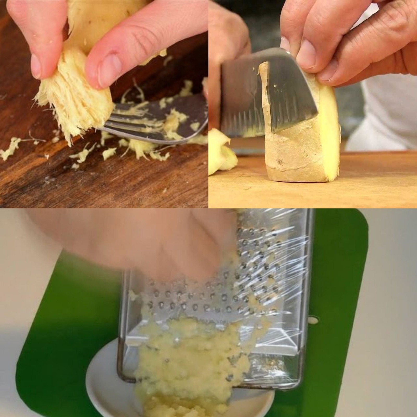 How to Prepare Ginger Pulp Ginger Juice and Grate Fresh Ginger Root 5