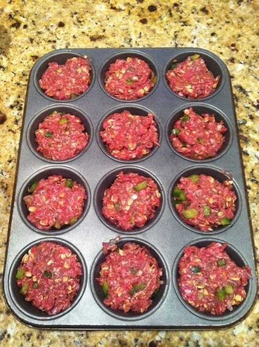 Home made Meatloaf Muffins Recipe 1
