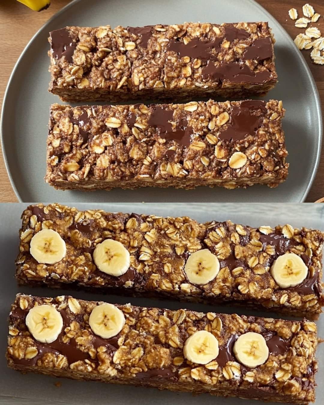 Chocolate Banana Oat Bars Recipe 1