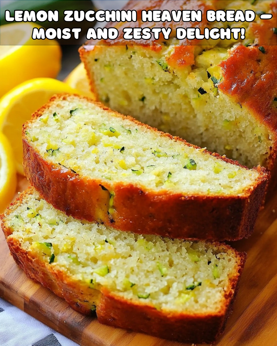 Lemon Zucchini Heaven Bread Moist and Zesty Delight 1