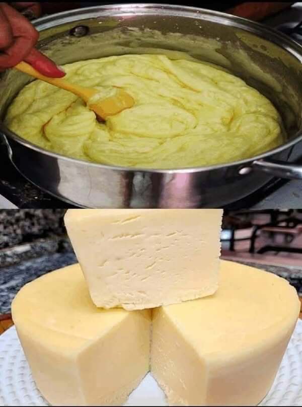 Homemade Cheese with Milk and Vinegar 1