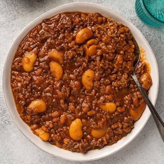 High-Protein Baked Beans with Ground Beef Recipe 1