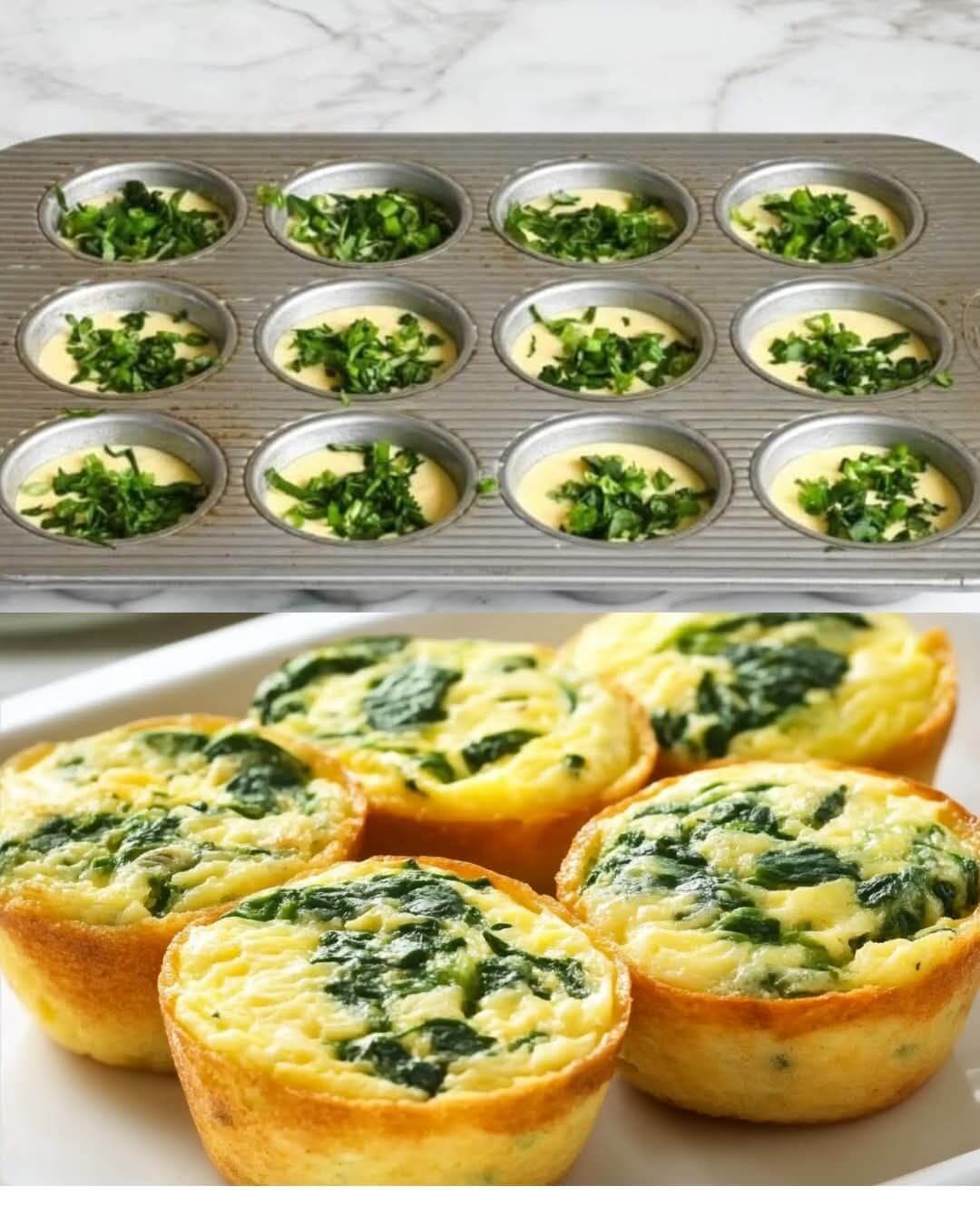 Spinach and Cheese Muffins Recipe 1