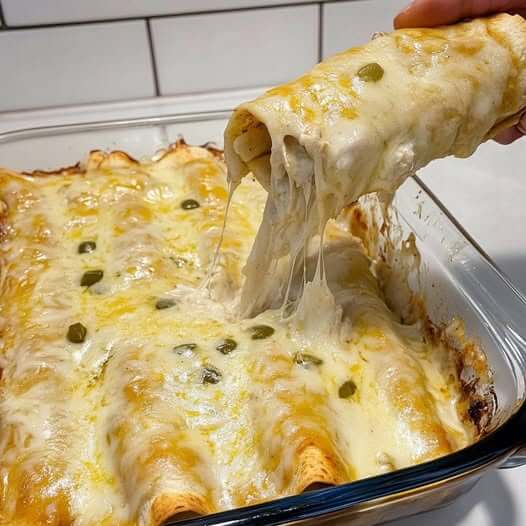 White Chicken Enchiladas Recipe 1