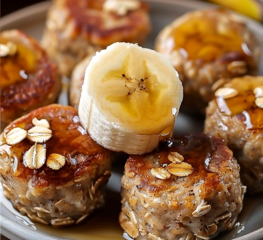 Protein Pancake Bites with Cottage Cheese and Banana Oats 1