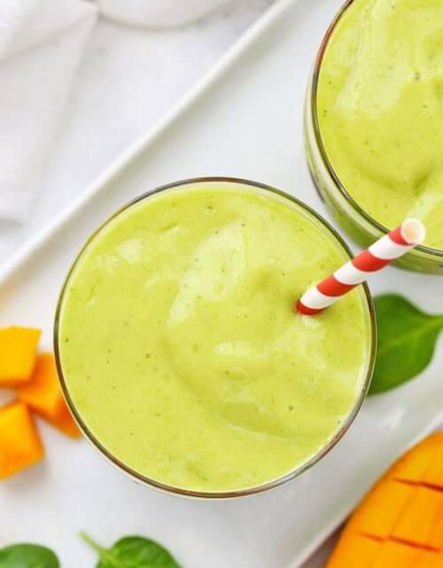 Mango Green Smoothie Recipe 1