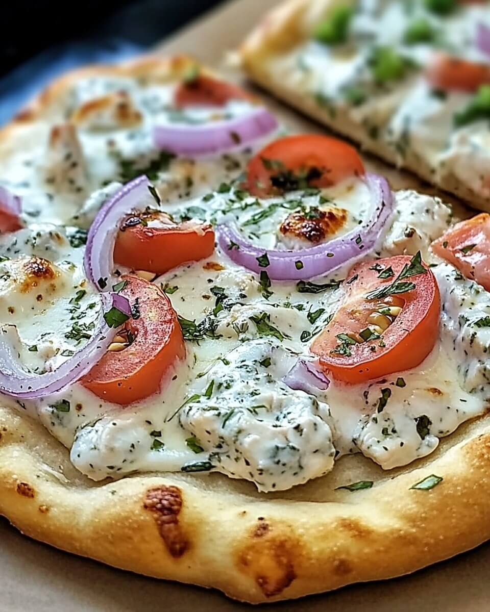 Tzatziki Chicken Pizza 1
