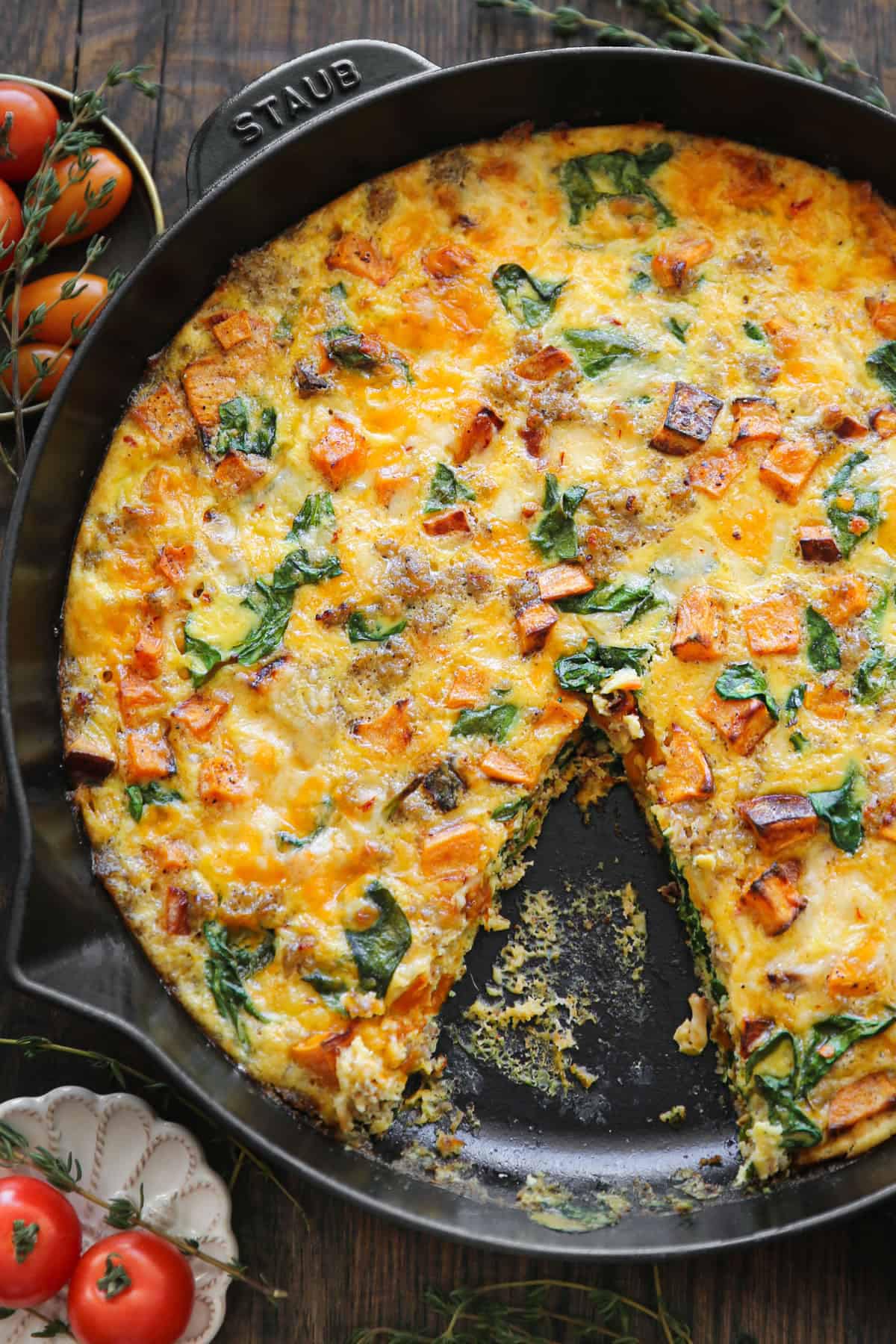 Sweet Potato & Sausage Frittata 1