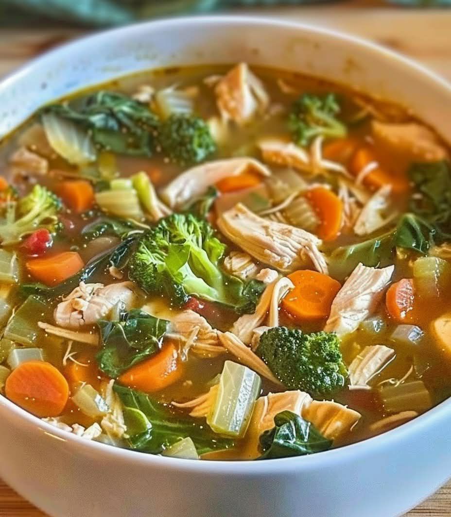 Mediterranean Southwest Chicken Soup 1