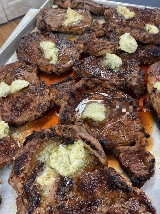 Grilled Ribeye Steaks with Herb Butter 1