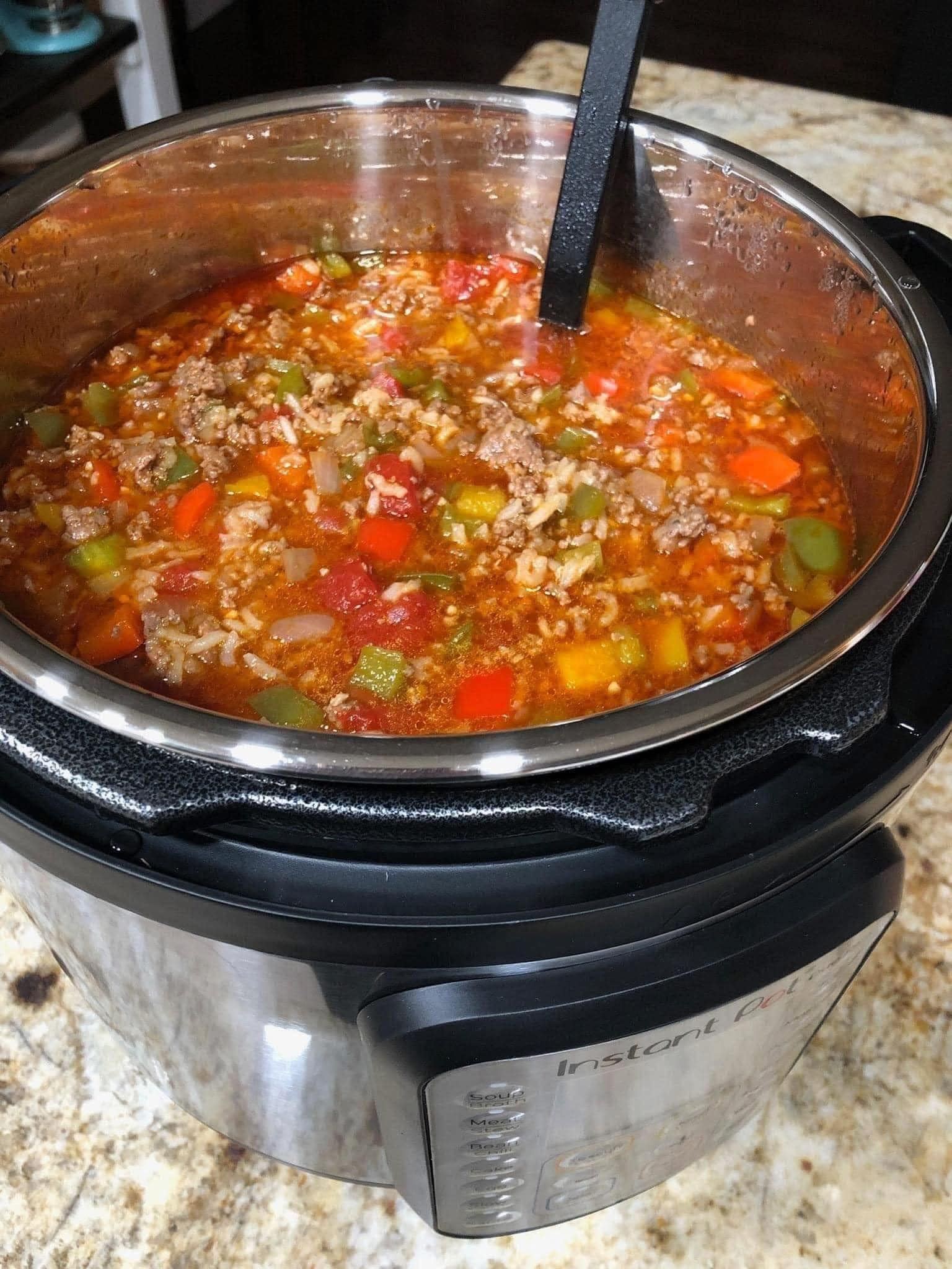 Weight Watchers Stuffed Pepper Soup 1