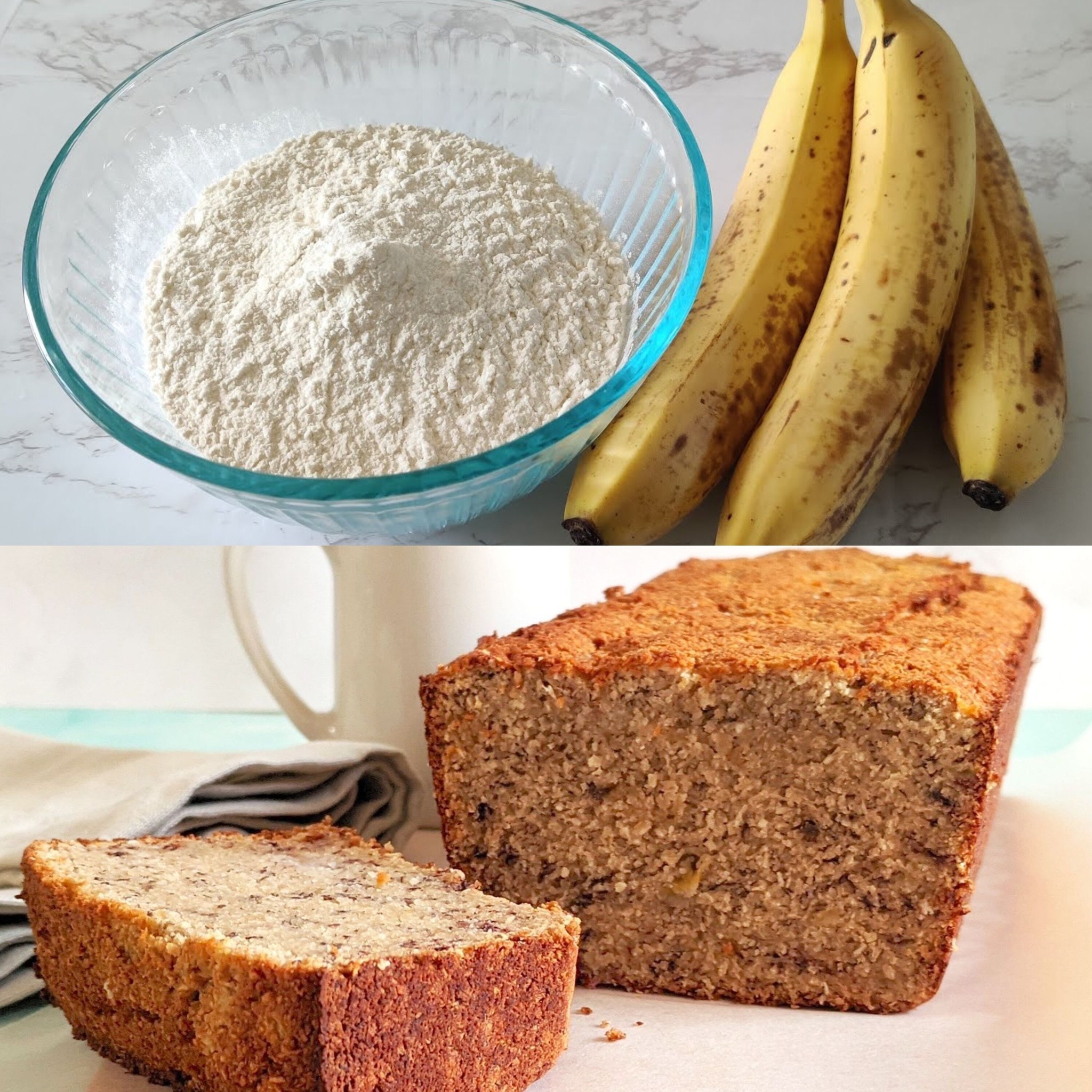 2 Banana Bread Ingredients (No Kneading, No Oven) 8