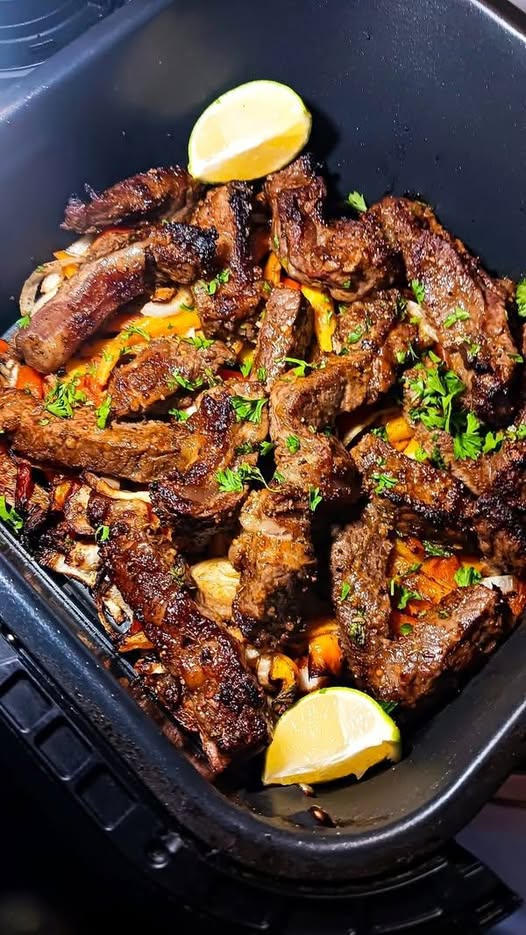 Air Fryer Steak Fajitas 1