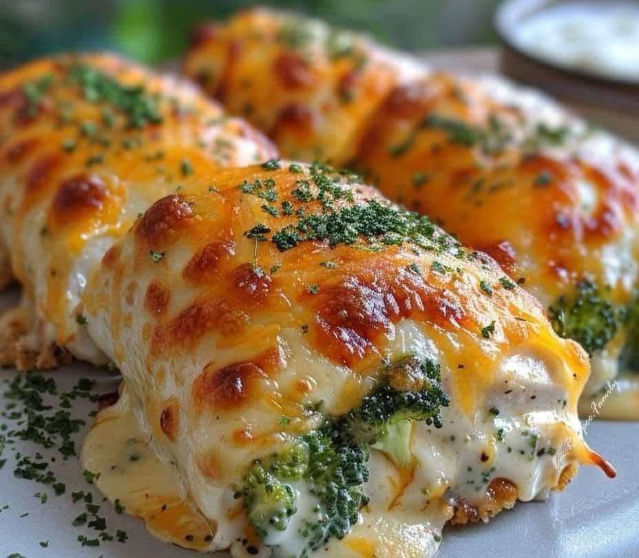Broccoli Cheddar Chicken Rollups 1