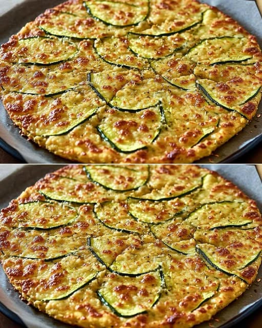 Healthy Zucchini and Oatmeal Pizza Crust 1