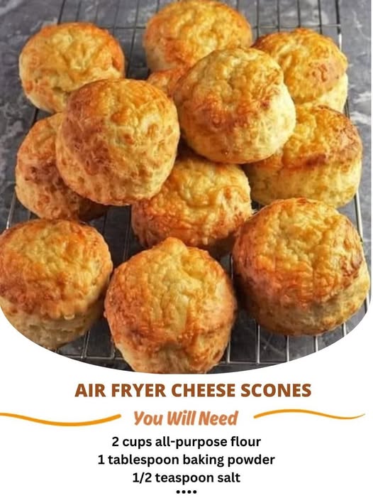 Air Fryer Cheese Scones 1